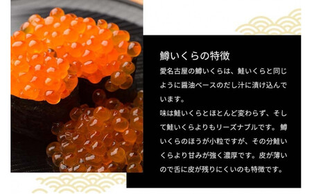 いくら 醤油漬け 500g(250g×2P)  小分け  鱒の卵 化粧箱入り 愛名古屋