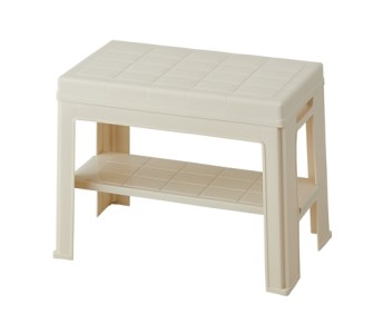 エントランスベンチ アイボリー【like042】