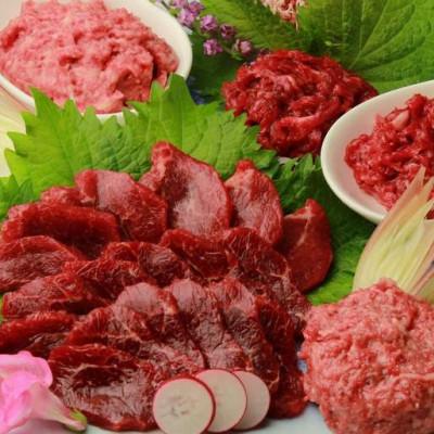 ふるさと納税 多良木町 馬刺しスライス3種バラエティーセット(多良木町)