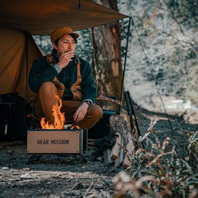 ふるさと納税 岡崎市 【GEAR MISSION】二次燃焼焚火台「BF-GM1(コヨーテブラウン)」 |  | 02