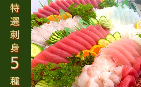 特選刺身五種 ヤマシン