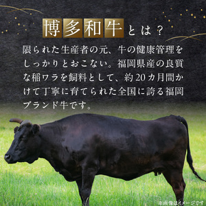 博多和牛 ロースステーキ用 400g（200g×2枚入）　KJ0106