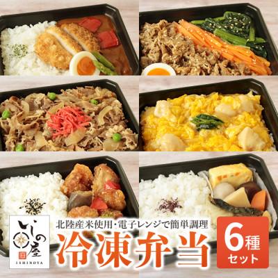 ふるさと納税 白山市 お試し　冷凍弁当　6種セット