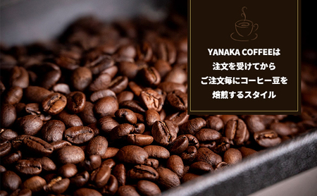 定期便3回【YANAKA COFFEE】赤池ブレンド500ｇコーヒー豆（粉-中挽き） 珈琲 コーヒー 粉 自家焙煎 オリジナルブレンド ブラジル コロンビア エチオピア プライムツリー 赤池 限定 日