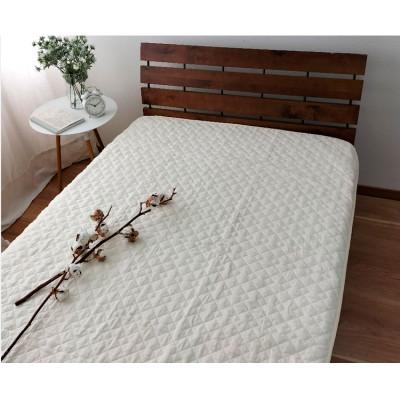 ふるさと納税 岸和田市 【セミダブル】艶やかシルクコットンガーゼ敷パッド 120×205cm　PK-1502SDR |  | 03