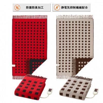 ふるさと納税 和泉市 【140×82cm】あたたか電気ひざ掛け レッド SBーH501-RE |  | 01