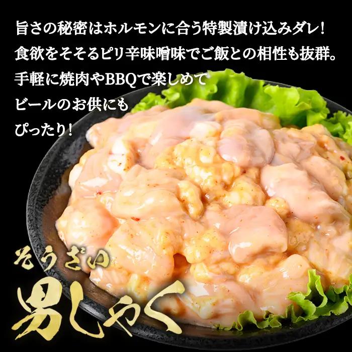 ホルモン 牛白ホルモンミックス ピリ辛味噌だれ 1kg(250g×4パック) 【ホルモン】【ho1598】