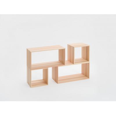 ふるさと納税 津山市 スギのストライプボックス　スモール　TSUYAMA FURNITURE |  | 02