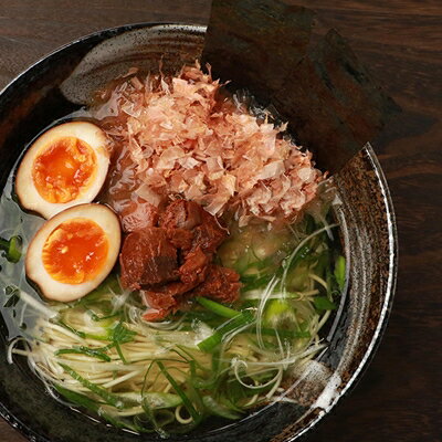 【ふるさと納税】水産高校生考案 枕崎かつおラーメン 【合計48食】 和風しお味 液体スープ付 B3-15【1166519】