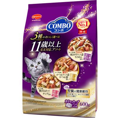 ふるさと納税 袋井市 コンボ キャット 11歳以上 毛玉対応アソート 600g×12袋