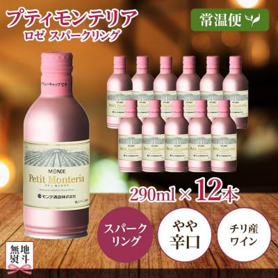 ふるさと納税 笛吹市 無地熨斗 プティモンテリア ロゼスパークリング 290ml 12本入 モンデ酒造 山梨県 笛吹市 |  | 03