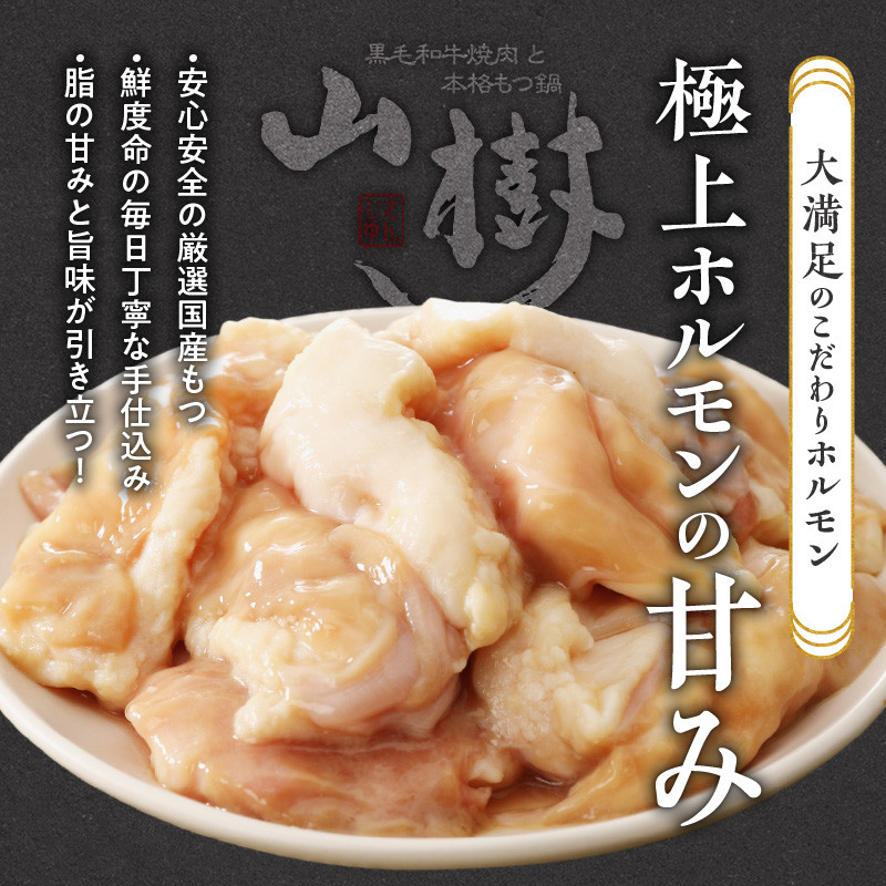 山樹のしょう油もつ鍋　5～6人前セット