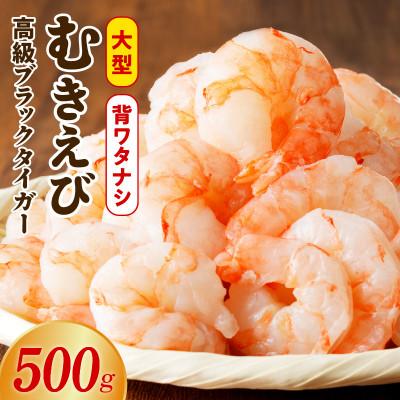ふるさと納税 泉佐野市 高級ブラックタイガー 500g むきえび お試し 背ワタなし 訳あり サイズ不揃い kgp0101