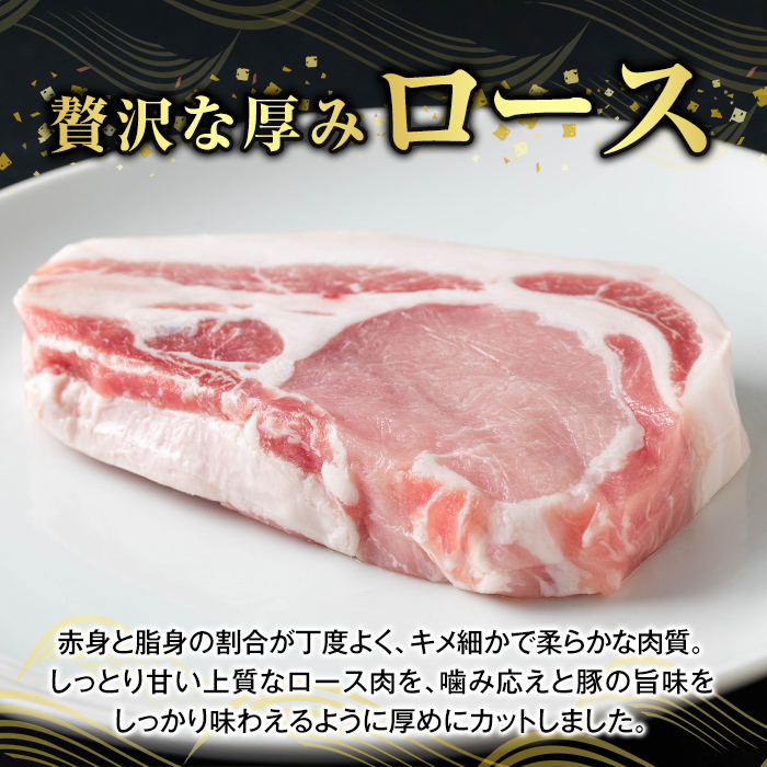 K-373-B かごしま味わい黒豚 とんかつ用ロース肉・トロかつ(計1.2kg)【KNOT】