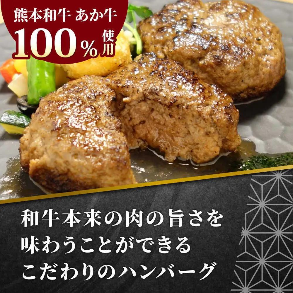 【全12回定期便】あか牛 100％ハンバーグ 約120g×6個 ハンバーグ赤牛[AYCQ085]