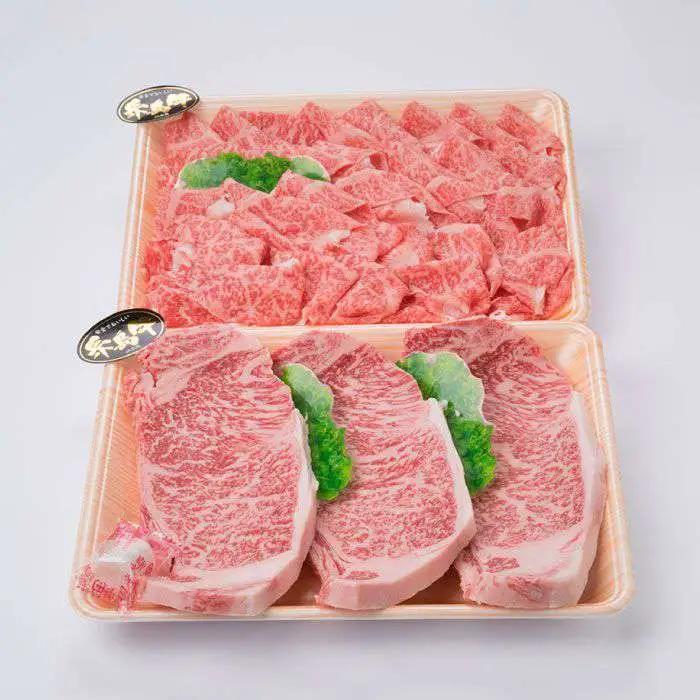 【ステーキ＆スライスセット】 A4ランク 糸島 黒毛和牛 サーロイン ステーキ 200g×3枚/しゃぶしゃぶ スライス 盛り合わせ 500g 計1.1kg 糸島市/糸島ミートデリ工房 [ACA069]