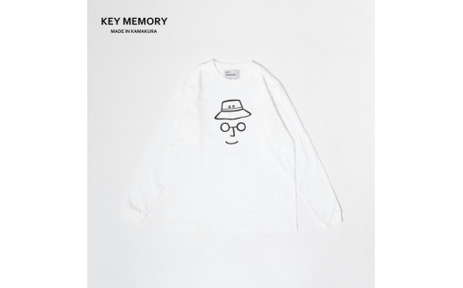 《3》【KEYMEMORY】バケットハットロングＴシャツ　WHITE