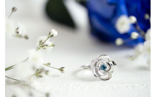 Blue Rose Pt トパーズ ダイヤモンドリング アクセサリー ダイアモンド ダイア 宝石 リング ゴールド 7号～14号 ジュエリー  指輪 アクセサリー りんぐ ring レディース メンズ