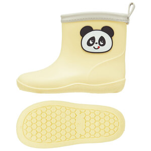 ワッペン付レインブーツ　ごぱん　15cm　5-101
