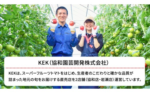 【母の日専用】 スーパーフルーツトマト てるて姫 大箱 約2.6kg ×1箱 糖度9度以上 《5月3日～9日お届け メッセージカード付》[BC094sa]