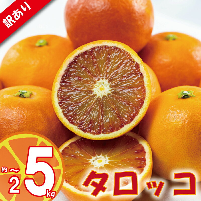 【ふるさと納税】 【2026年2月頃から順次発送】訳あり みかん 家庭用 ブラッドオレンジ タロッコ 約2kg または 約5kg ( 訳あり みかん 訳あり柑橘 訳あり商品 ブラッドオレンジ タロッコ みかん 柑橘 松山 愛媛県 )
