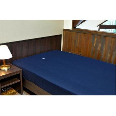 ふるさと納税 羽生市 藍染め綿シーツ　沙羅