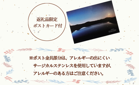 鹿児島県 天城町 土星 ピアス シトリン 1個 天然石ビーズ パワーストーン 両耳用 サージカルステンレス 幅2cm アクセサリー ファッション レディース 宇宙 女性 