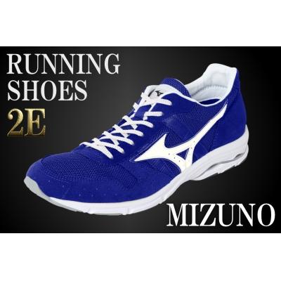 ふるさと納税 宍粟市 ミズノランニングシューズ【ブルー×パールホワイト2E】AO10 |  | 01