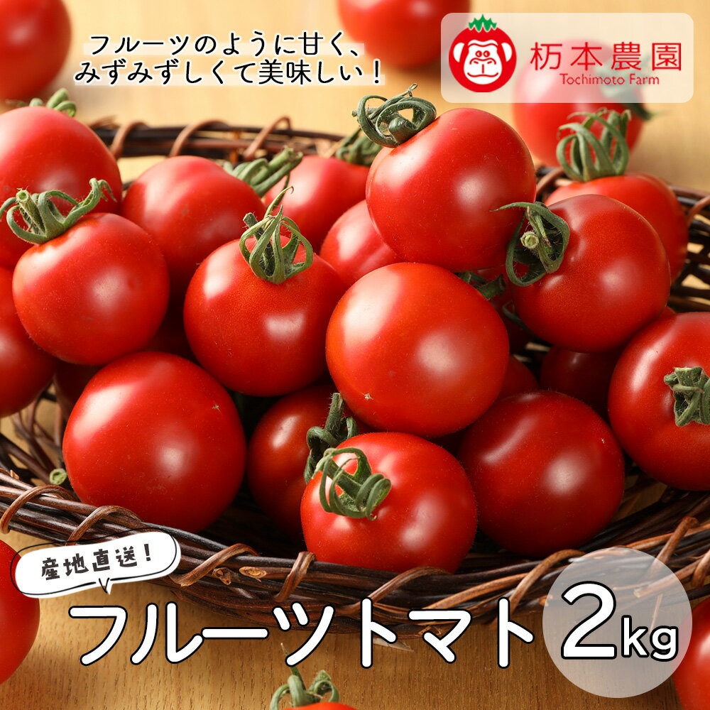 【ふるさと納税】予約受付【期間限定】【発送期間：2025年7月上旬頃から順次】 　産地直送！杤本農園 フルーツトマト 2kg入り 華小町 はなこまち ミニトマト ミディトマト 新鮮 下呂温泉 おすすめ デザートトマト 高糖度 期間限定 季節限定 12000円 岐阜県 下呂市