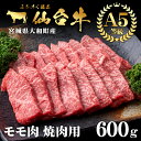 【ふるさと納税】仙台牛モモ(焼肉用)600g 黒毛和牛 赤身 国産 肉 牛肉 A5 焼き肉 BBQ 冷凍 宮城県大和町産【有限会社根元ファーム】ta268