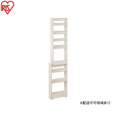 ふるさと納税 大河原町 キッチン隙間収納ラック KSRーH100 白 アイリスオーヤマ ハイタイプ[53753356]