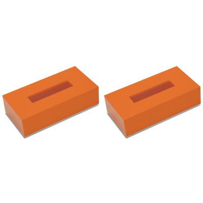 ふるさと納税 和歌山市 ティッシュBOX カラー オレンジ 2個組 すっきりシンプルなティッシュケース