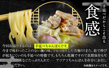 手延べちゃんぽん 45袋×4束×9袋 18食 麺工房さかもと《90日以内に発送予定(土日祝除く)》岡山県 浅口市 送料無料