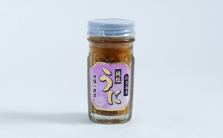 北海道 礼文島産 まろやかなコク キタムラサキウニ 甘塩一夜漬 60g×1本［株式会社やまじょう］【 うに ウニ 雲丹 一夜漬け 塩うに ムラサキウニ 珍味 おつまみ 酒の肴 ご飯のお供 贈答 ギフト