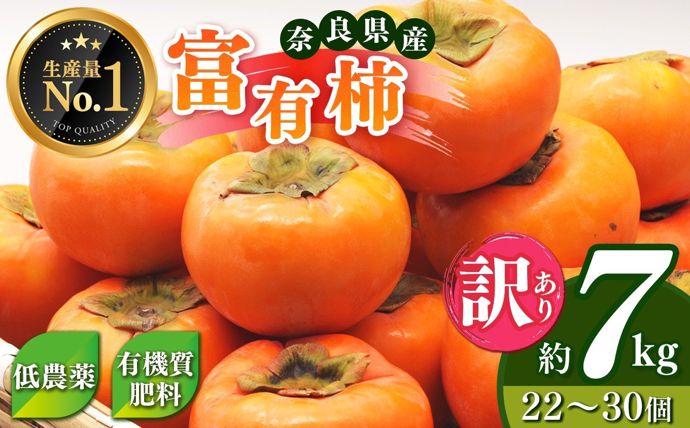 
                  ★ 4.8 獲得 訳あり 先行予約 富有柿 約 7kg ご自宅用 （ 約22個 ～ 30個 入り）| 人気 フルーツ 果物 くだもの 柿 かき カキ ふゆう 秋の味覚 自宅用 家庭用 特産品 たっぷり  大人気 人気 富有 柿 かき フルーツ 果物 11月 12月 発送  秋の味覚 旬 甘い 大容量 農家直送 産地直送 お取り寄せ 送料無料 高評価 くだもの 西岡農園 奈良県 五條市 
                