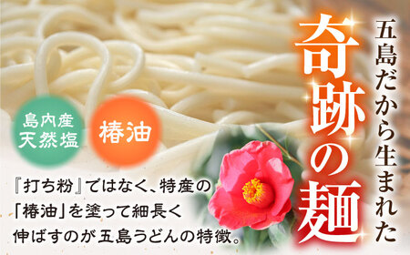 【全12回定期便】がんこ親爺のこだわりうどん10袋　保存食　椿　五島　うどん　手延べ　五島市/中本製麺[PCR038]