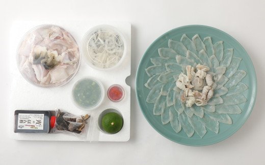 ふぐ刺もポン酢もこだわり満載★光 頑固親父のこだわりふぐセット(6人前)