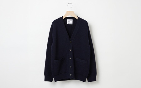 ≪先行予約≫【THISISASWEATER.】A1 : A SWEATER IS ORDINARY.Cardigan BRITISH NAVY ネイビー カーディガン 服 洋服 ユニセックス メンズ レディース ブランド 数量限定 山形県 山辺町 サイズ4 yt-socan4