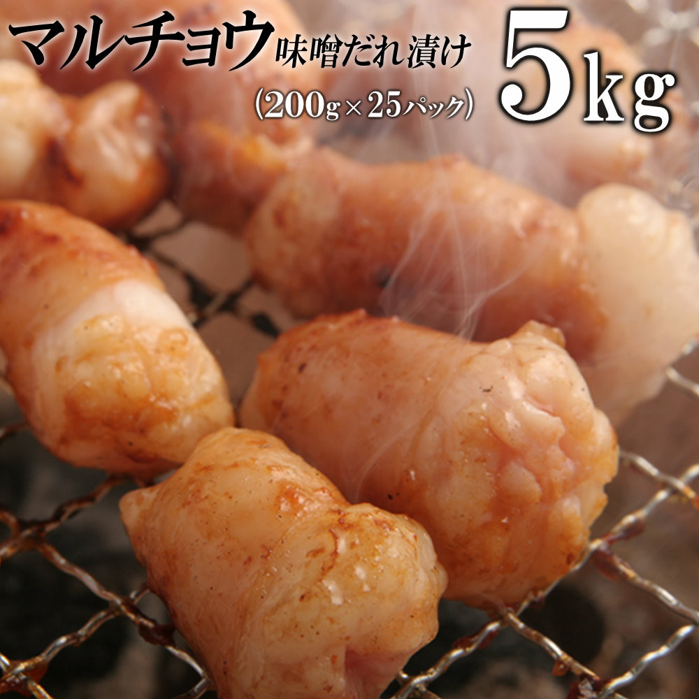 マルチョウ味噌だれ漬け5kg（200g×25） 372013_KA050