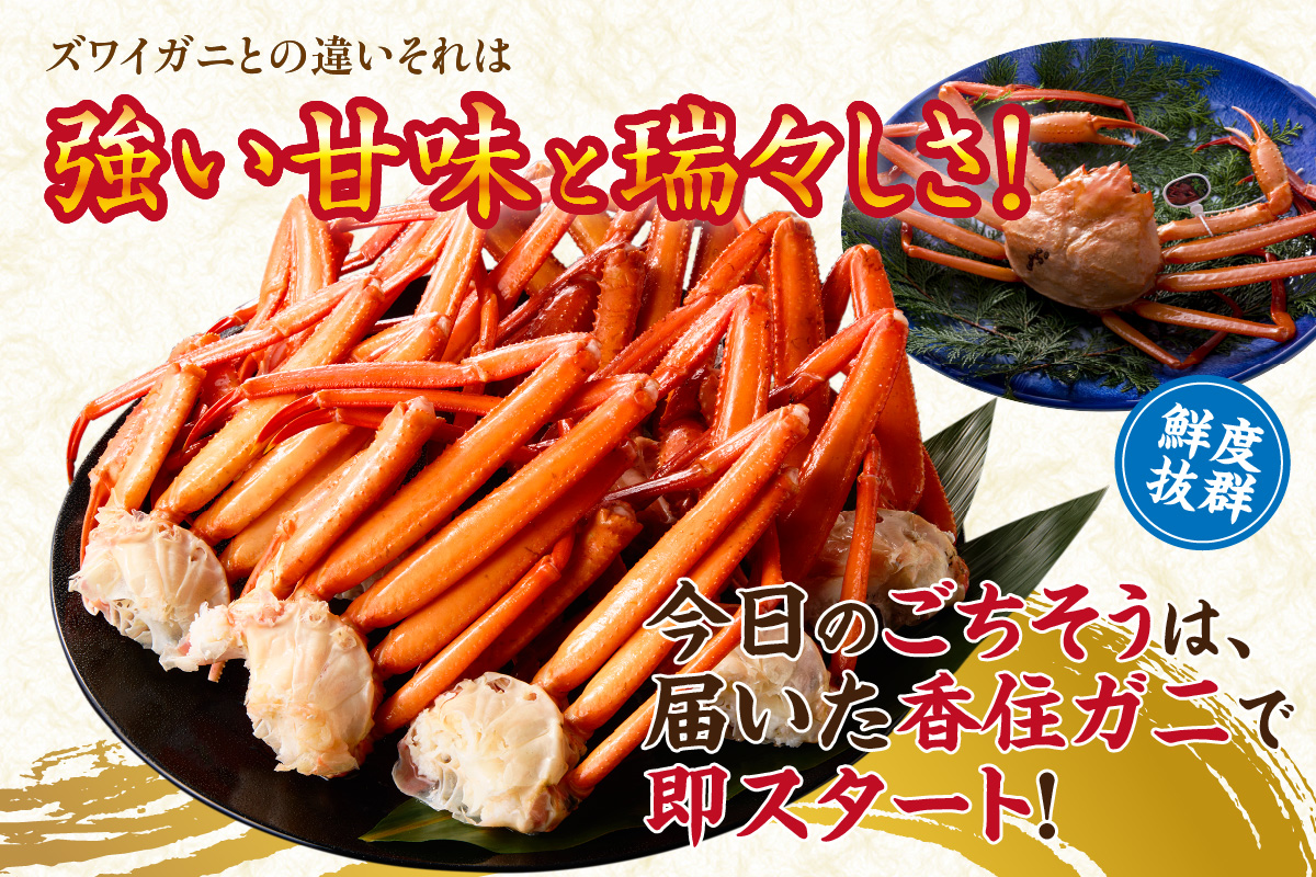 【訳あり 茹切 香住ガニ7～9肩（約1kg）冷蔵】カニの本場 香住 香住ガニ タップリ 1kg 7～9肩 セット甘味 旨み 紅ガニ 紅ズワイガニ 蟹 カニ かに 足 爪 身 脚 ボイル 人気 香美町 