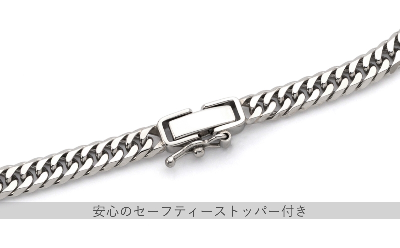 PT850 6面ダブル喜平 ブレスレット 10g 18cm ファッション アクセサリー しなやか 高級感 金 プラチナ 日本製 千葉市 千葉県