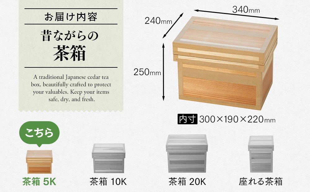 茶箱2点セット1K・5K