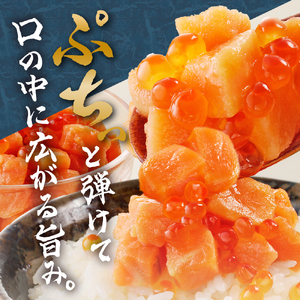 北海道産いくら醤油漬け（鮭卵）とトロサーモンの絶品！親子丼セット1.2kg（200ｇ×６個）