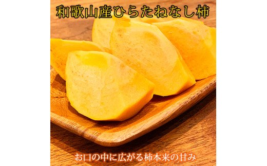 【2026年発送分予約】【ご家庭用わけあり】和歌山秋の味覚　平核無柿（ひらたねなしがき）3.5kg【uot740】