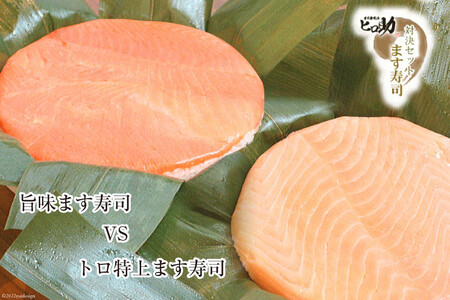 ます寿司セット トロ特上 旨味 食べ比べ ます寿司セット【特上430g 旨味400g 各1】【冷蔵】