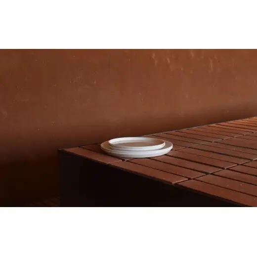 1616/ TY Round Plate 160 & 200 White 各2枚セット【1616/arita japan】有田焼 セシリエ・マンツ 北欧 デンマーク 食器 器 うつわ 皿 プレート 白