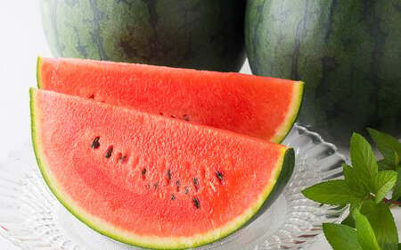 熊本県産 小玉すいか 2玉 合計3kg以上 【2026年6月上旬発送開始】 すいか スイカ 西瓜 くだもの 果物 フルーツ 国産