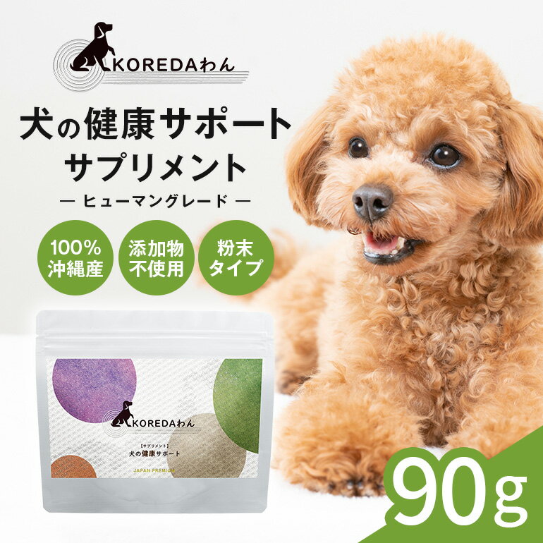 【ふるさと納税】KOREDAわん 犬の健康サポートサプリメント 犬 ドッグ ペット フード 健康 栄養 バランス サポート 安心 サプリメント サプリ 沖縄 糸満