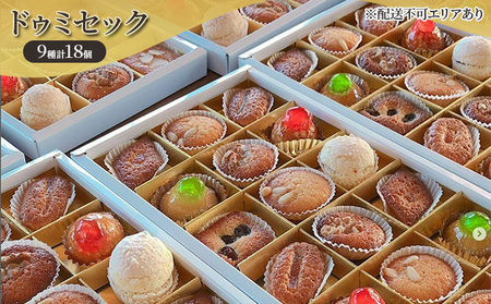 焼菓子 詰合せ ドゥミセック 9種 食べ比べ 焼菓子【計18個】