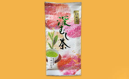 【 3ヵ月 定期便 】 つゆひかり 山の息吹　各100gセット 【 静岡茶 】 茶 お茶 緑茶 日本茶 茶葉 国産 静岡県産 健康生活 エコファーマー 袋井市 静岡県